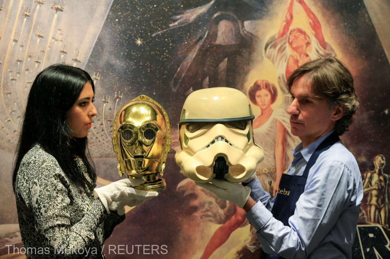 Licitație cu obiecte din universul Star Wars la Londra