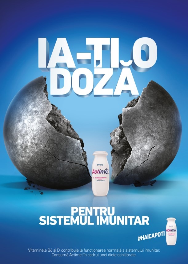 Colosal de mic, dar puternic: Actimel, aliatul zilnic pentru susținerea <a href=