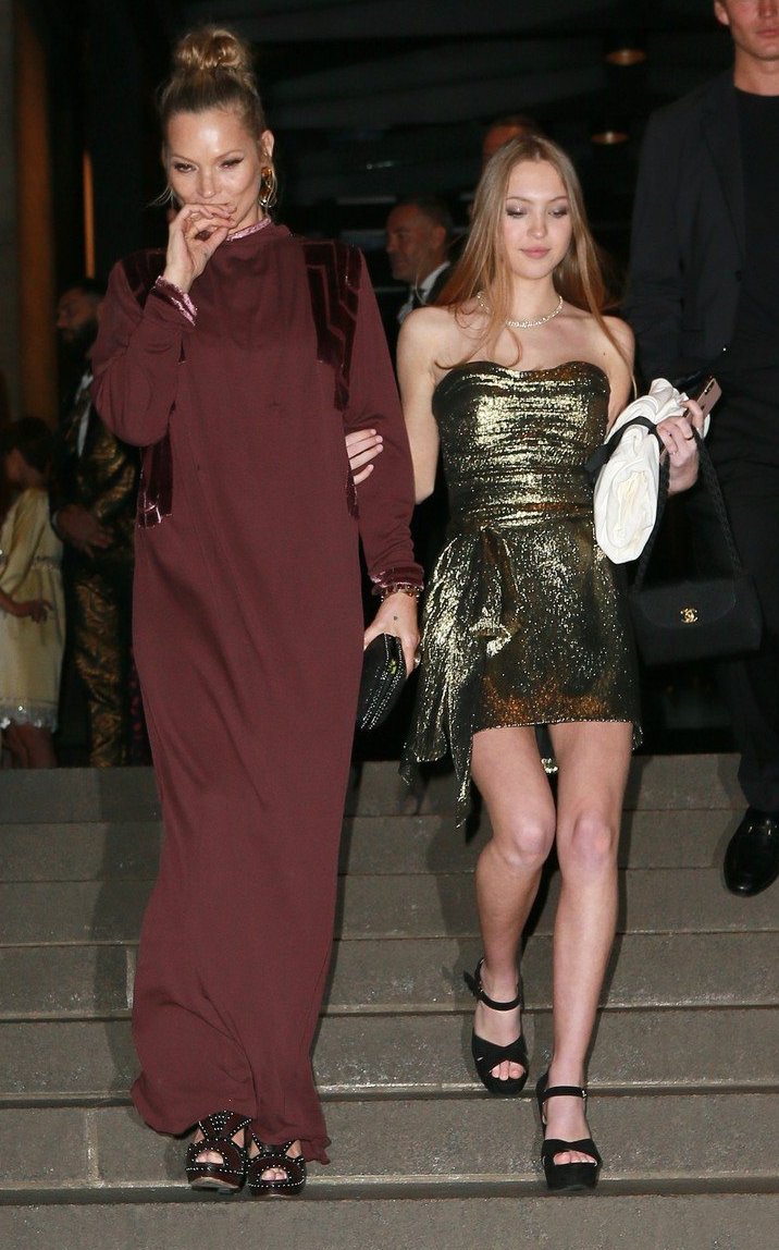 Ce au purtat Kate Moss și fiica ei, Lila, la nunta lui Marc Jacobs
