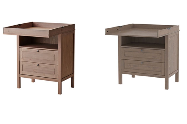 IKEA recheama pentru reparatii masa de infasat/comoda SUNDVIK, din cauza riscului de desprindere