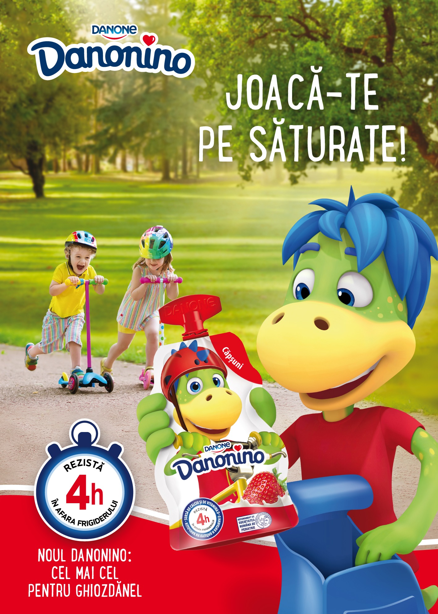 Joacă-te pe săturate! Mai multă distracție cu noul Danonino, cel mai cel pentru ghiozdănel!