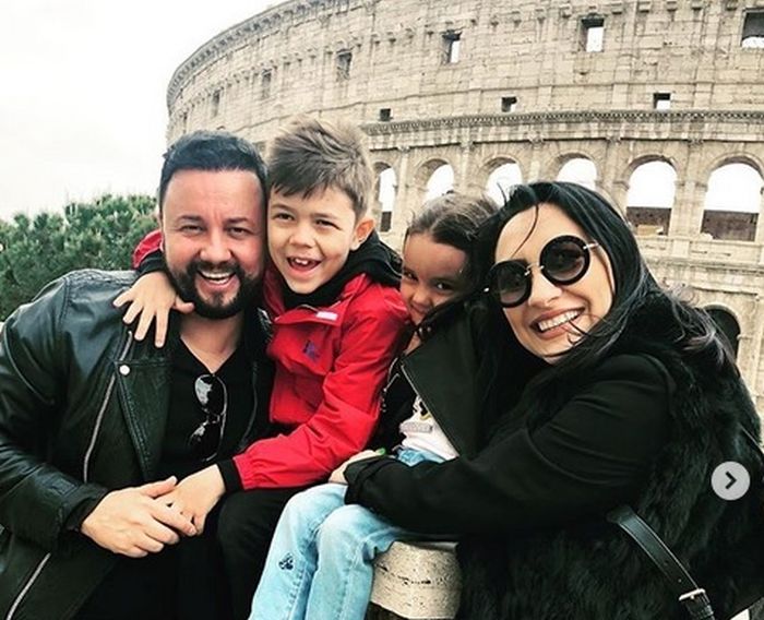 Andra și Cătălin Măruță, în vacanță la Roma, alături de Eva și David: „Am face înconjurul lumii pe jos cu ei”