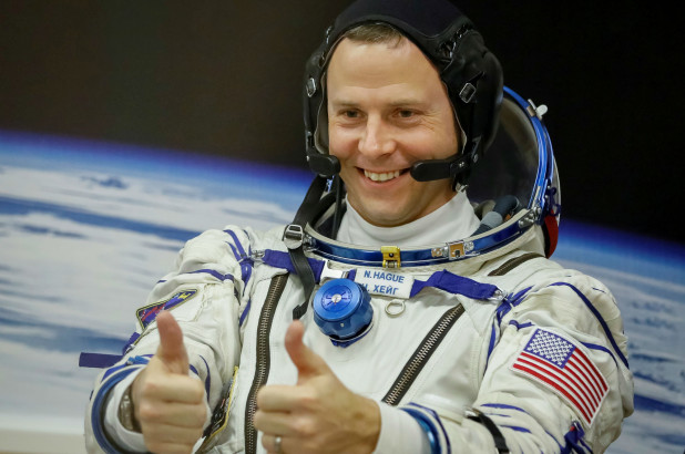Astronautul american Nick Hague a fost decorat în Rusia cu Ordinul Curajului