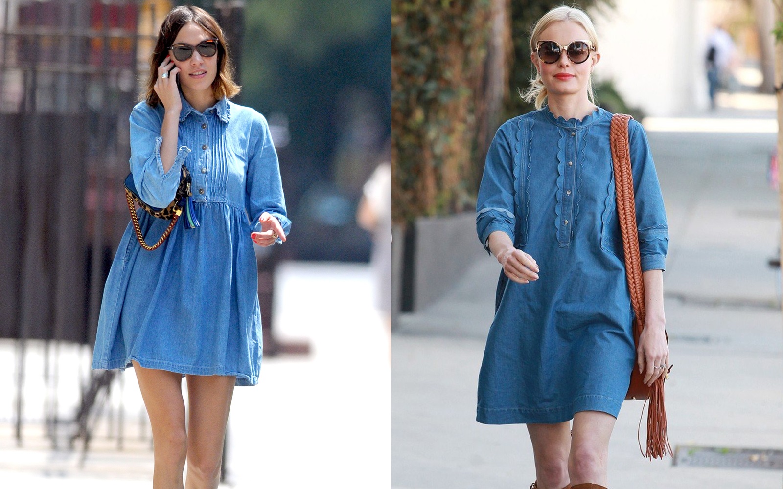 Inspirația zilei în modă: Rochia din denim