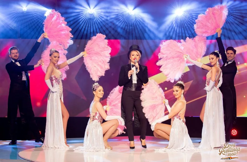 Mirela Vaida si coregraful Florin Maris au adus glamurosul Las Vegas in showul lui Fuego