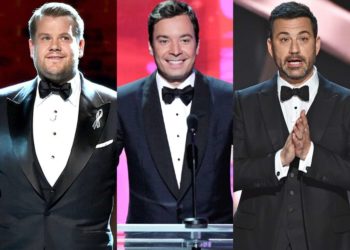 Kimmel și Corden iși fac spectacole acasă, în timp ce Hollywood-ul a cerut să oprească filmările