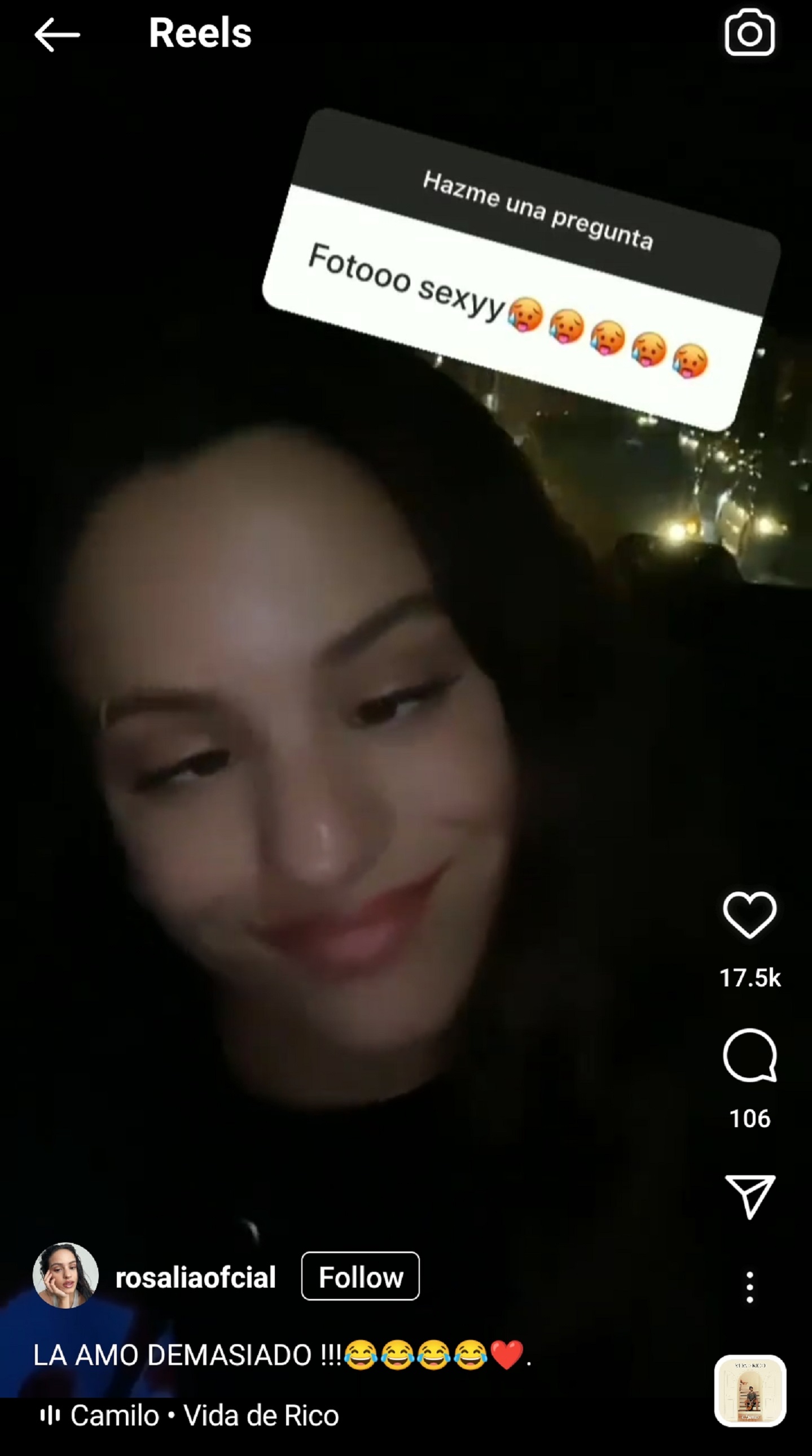 Rosalia prin Instagram