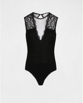 Body din dantela neagra Body din dantela neagra