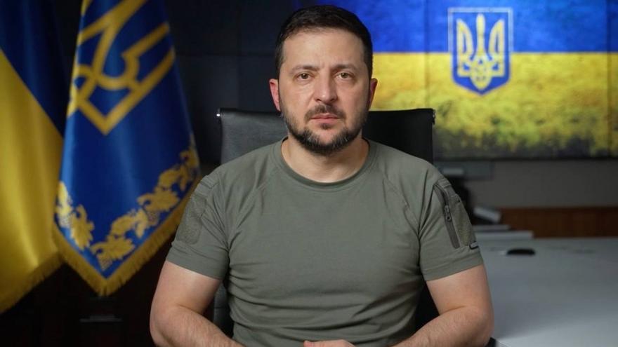 Zelensky le cere aliaților săi să fie fermi în fața „declarațiilor false” ale Rusiei despre o „bombă murdară”