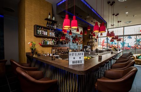 Hotel NYX Madrid imagine a interiorului acestui stabiliment hotelier din capitală