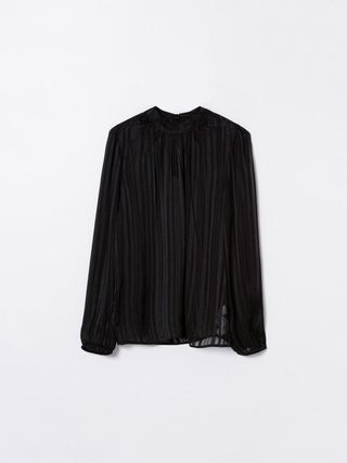 Top semitransparent cu maneca lunga Top semitransparent cu maneca lunga