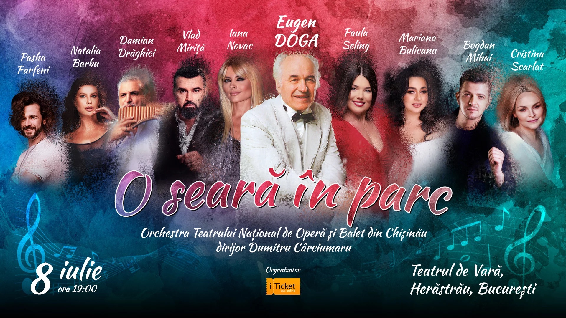Se pregătește un concert grandios, “O seară în parc”, alături de nume mari ale muzicii românești!