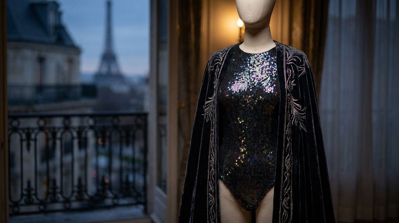 Cardi B a atras atenția la Paris pe 8 iulie 2026 cu un body cu paiete și o capă transparentă