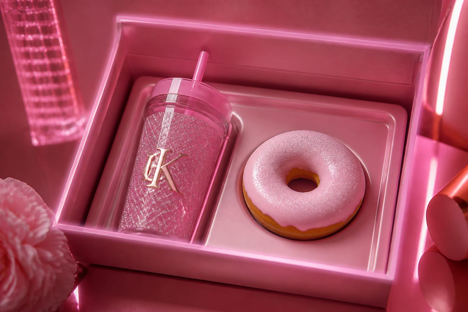 Kylie Jenner a lansat pentru Dunkin o campanie în roz pal cu trei băuturi disponibile ACUM