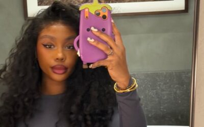 SZA a apărut pe Instagram într o rochie lila cu decolteu până la talie și a readus în atenție formula halter cu accesorii boho
