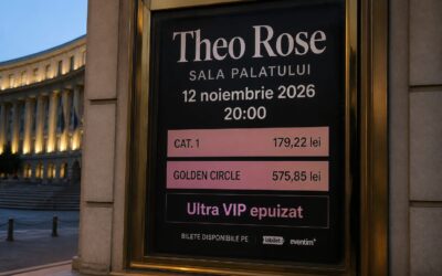 Biletele Ultra VIP pentru concertul lui Theo Rose de la Sala Palatului s-au epuizat deja
