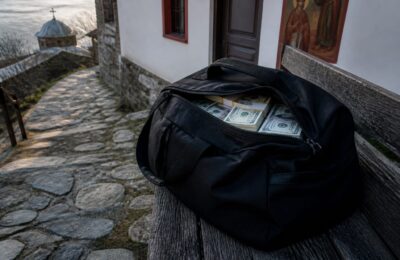 Gigi Becali a dezvăluit cum a dus 3 milioane de dolari cash la Muntele Athos